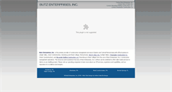 Desktop Screenshot of butzenterprisesinc.com